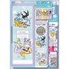 Showa Note Gift Crystal Case Pastel Exciting Back To School Elementary School Entrance 954705 Pokémon Set, Type, Flakes, School, Pokémon Supplies,