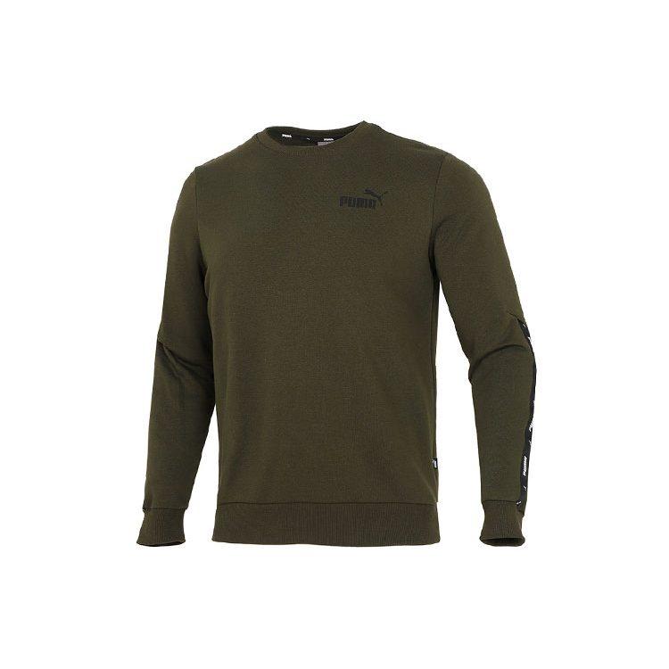 Puma Толстовки Мужские Зеленые С круглым вырезом Умеренные Обычные 849562-70