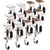 Adjustable Stainless Steel Desk Hook Dual Hanger Table Clamp Rustproof Organizer for Headphones Bags Purses Accessories