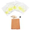 4 In 1 Violin Strings Rubber Mute Maple Wood Bridge Cleaning Cloth Accessories Kit
