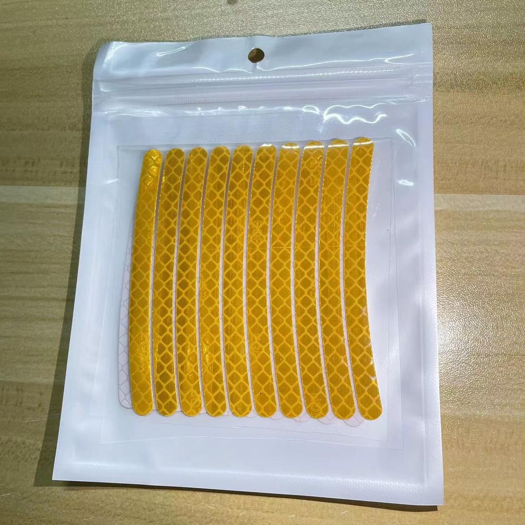 Наклейки на ступицу колеса автомобиля, светоотражающие украшения для ночного освещения, наклейки на обод колеса и шины мотоцикла, электромобиля, 20 шт.