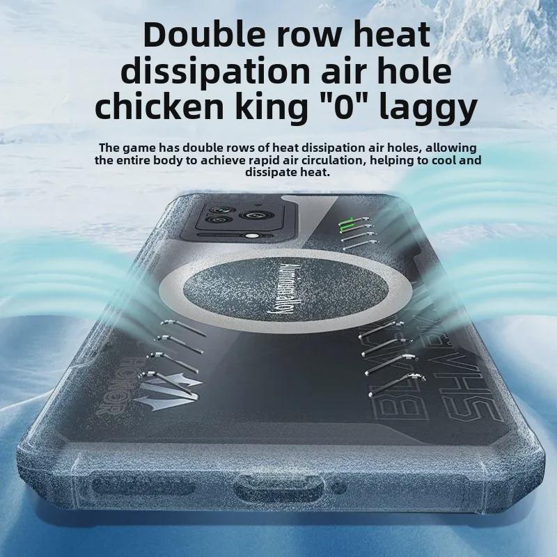 Графеновый теплоотводящий чехол для Black Shark 5 Pro/5/4 Pro/5RS - полная защита и защита от падений