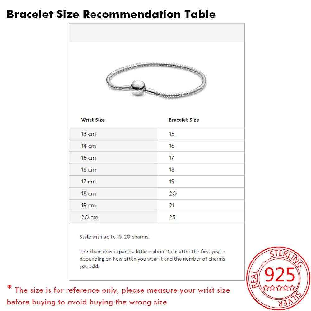 Оригинальный настоящий 100% стерлингового серебра S925 пробы браслет с застежкой в виде сердца с синими драгоценными камнями, подходящий для подарка с подвесками из серебра 925 пробы