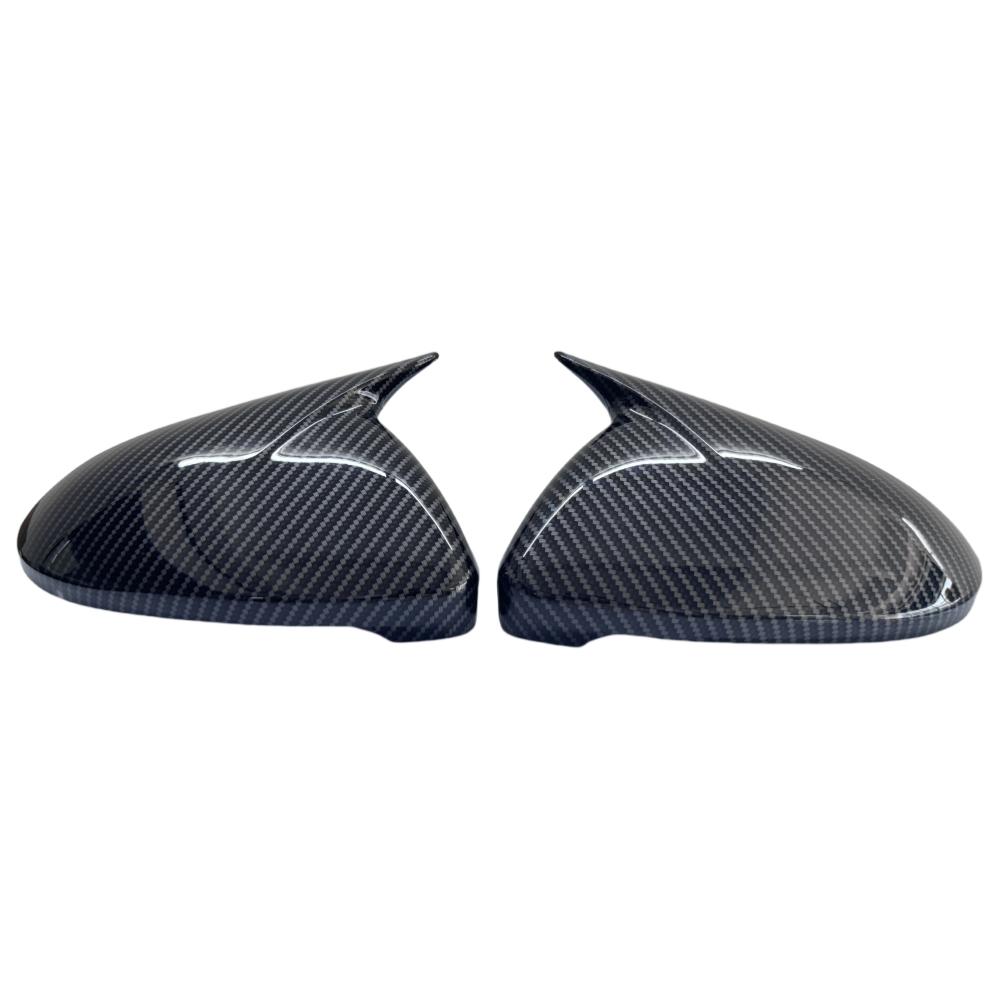 Pair Door Side Rearview Mirror Covers Caps Wing Mirror Tools Case For VW Golf MK7 MK7.5 R GTI GTD 2014-2019 Touran Accessories