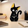 Декор для стола кошка Мультяшное настольное украшение Акриловые часы для фермерского дома, детской, гостиной