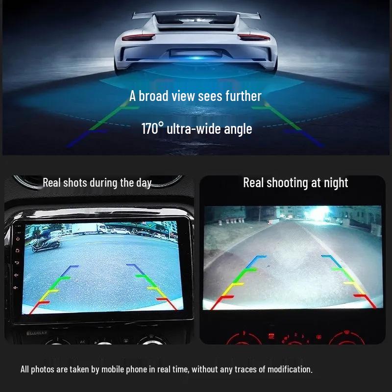 Универсальная HD Автомобильная Камера с Рыбьим Глазом, Звездным Ночным Видением и Широким Углом, Совместимая со Старыми DVD-плеерами