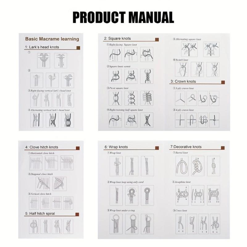 Crafting Grid Board with Instruction Lightweight Project Pad for String Projects Reusable and Handy Braiding Board