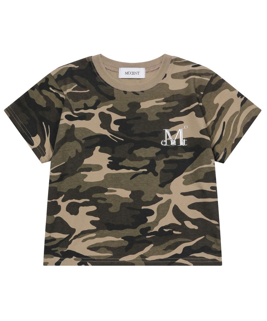 MUCENT Tenver Metal Logo Camo Short Sleeve T-Shirt Unisex