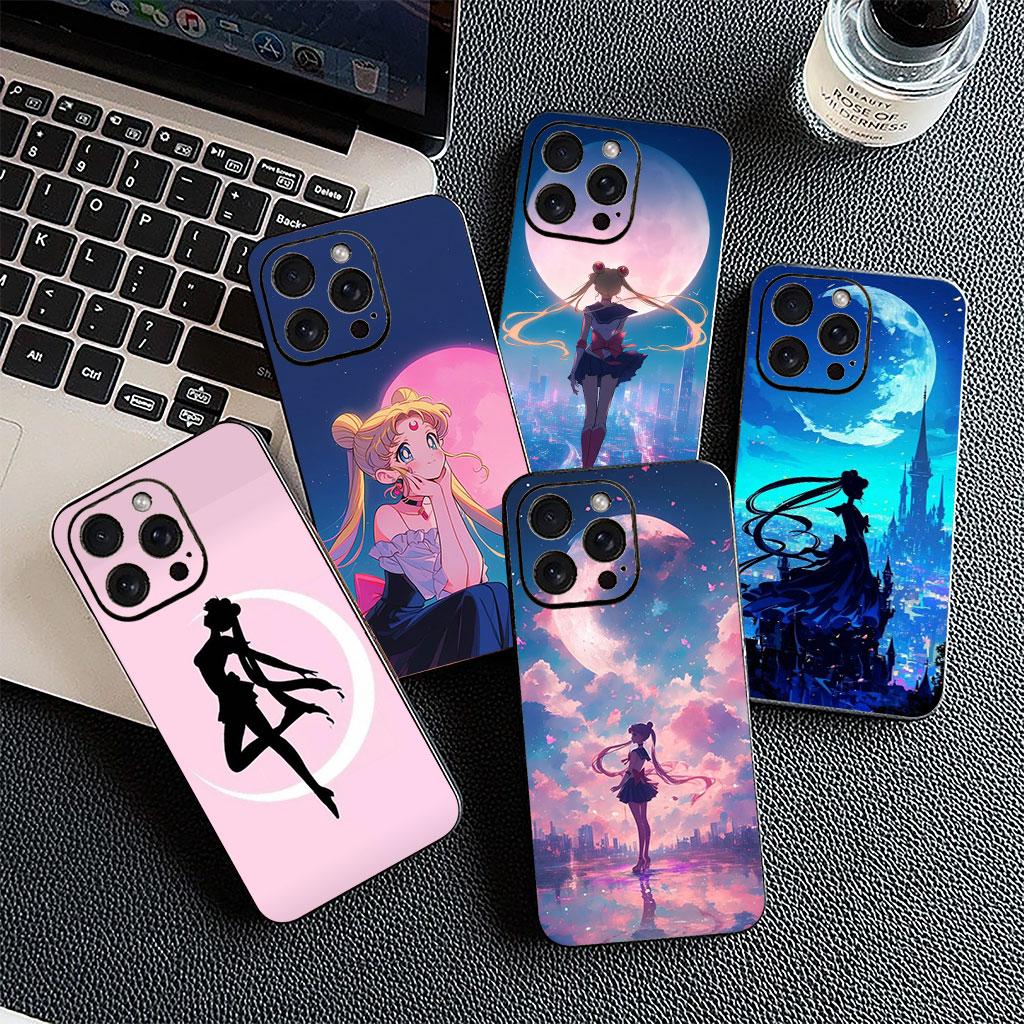 Anime S-Sailors Girl Moons Poster Phone Cover for Samsung Galaxy S22 S21 S20 Fe Ultra S9 Plus + A13 A22 M21 M31 M55 M15 Case