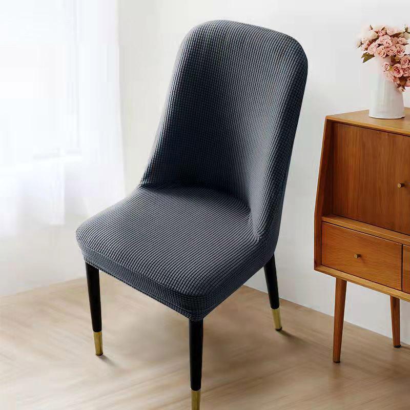 Nordic Style Universal Simple Modern Curved Chair Cover All-inclusive Elastic Thickened Semi-circular Household Dining Table and Chair Cover