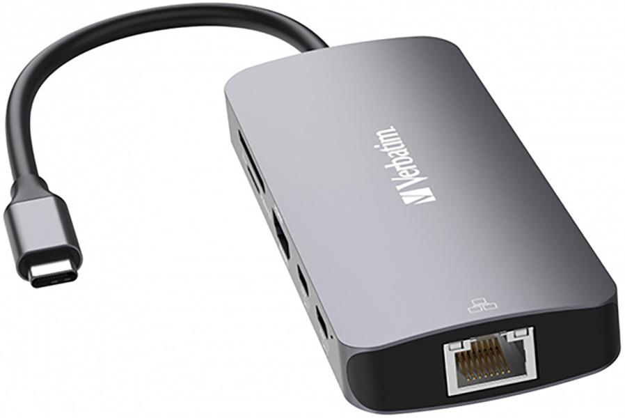 Verbatim CMH-09 Gray USB hub (0023942321521)