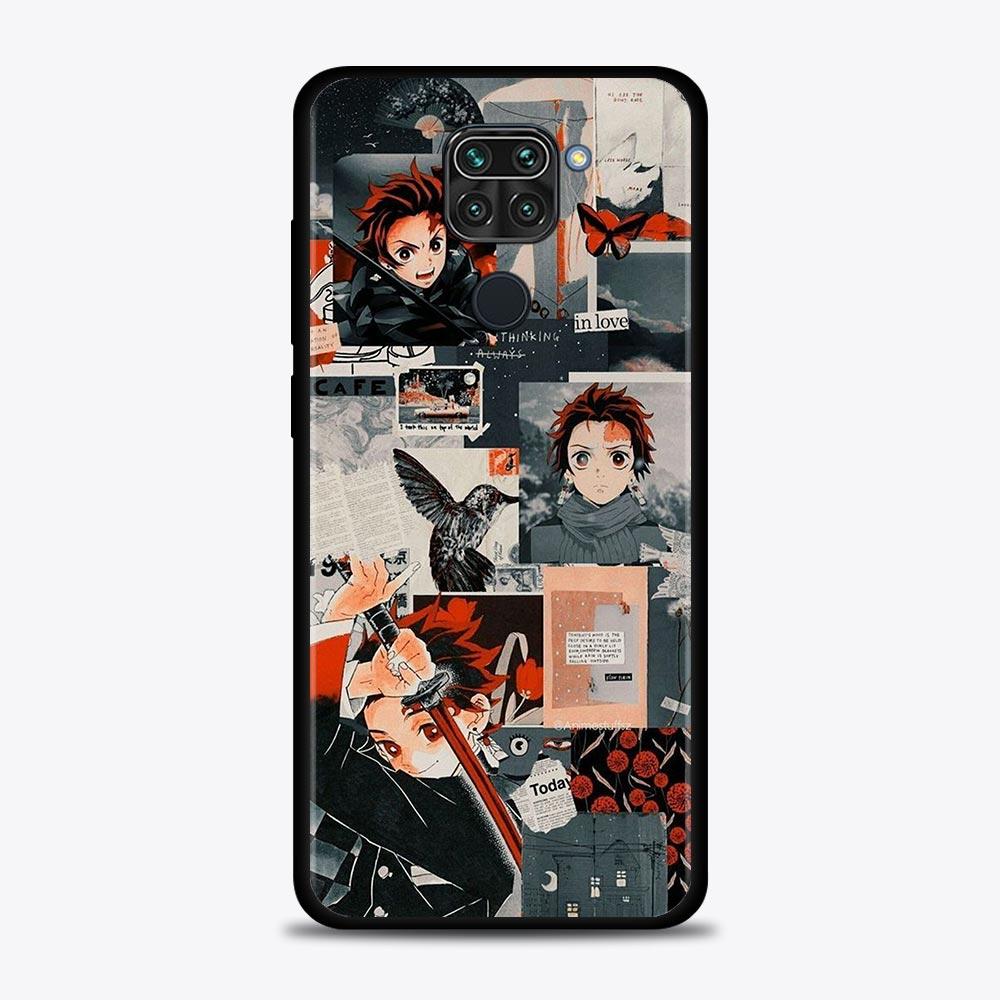 Kimetsu No Yaiba Demon Slayer Чехол для Xiaomi Redmi Note 10 9 9s 9T 8 8T 7 Pro Max 5G Чехол для Redmi K40 9 9A 9C 9T Телефонный чехол