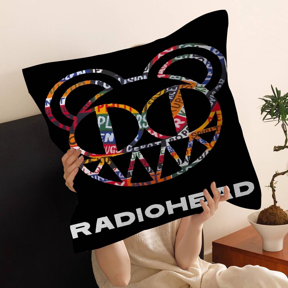 Арт-рок-группа Radiohead Кленовый дизайн Наволочка Счастливый Осенний Урожай Декор Праздничный Декор Наволочка