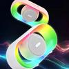 Магнитный RGB Bluetooth-динамик с RGB-подсветкой, портативный сабвуфер, беспроводной спортивный саундбокс