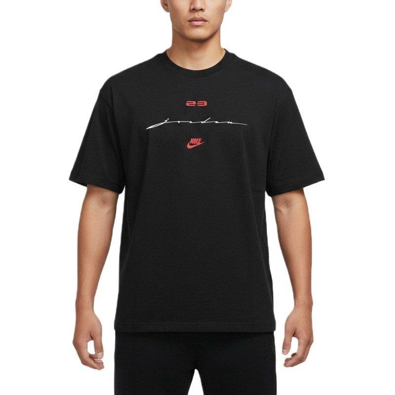 Nike Футболки Мужские Черные С Круглым Вырезом Средней Посадки IF3015-010
