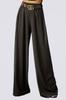 Брюки палаццо, черные