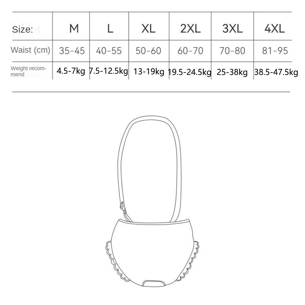 С бретельками Женские гигиенические трусы для домашних животных Дышащие Подгузники для безопасности крупных собак Аксессуары для собак