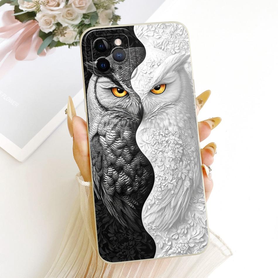 For iPhone 11 Pro Max Fashion Dusk Beach Painting Phone Case For iPhone11 11Pro 11ProMax Soft Silicone Covers Bumpers