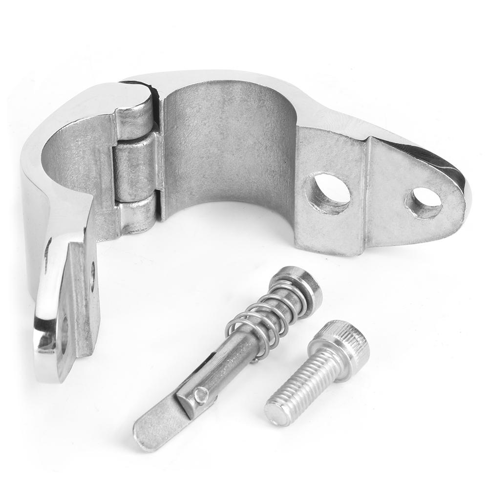 2pcs Top Hinged Jaw Slide Boat Pin & Cam Clamp Marine Yachts Fitting Hardware(22MM )