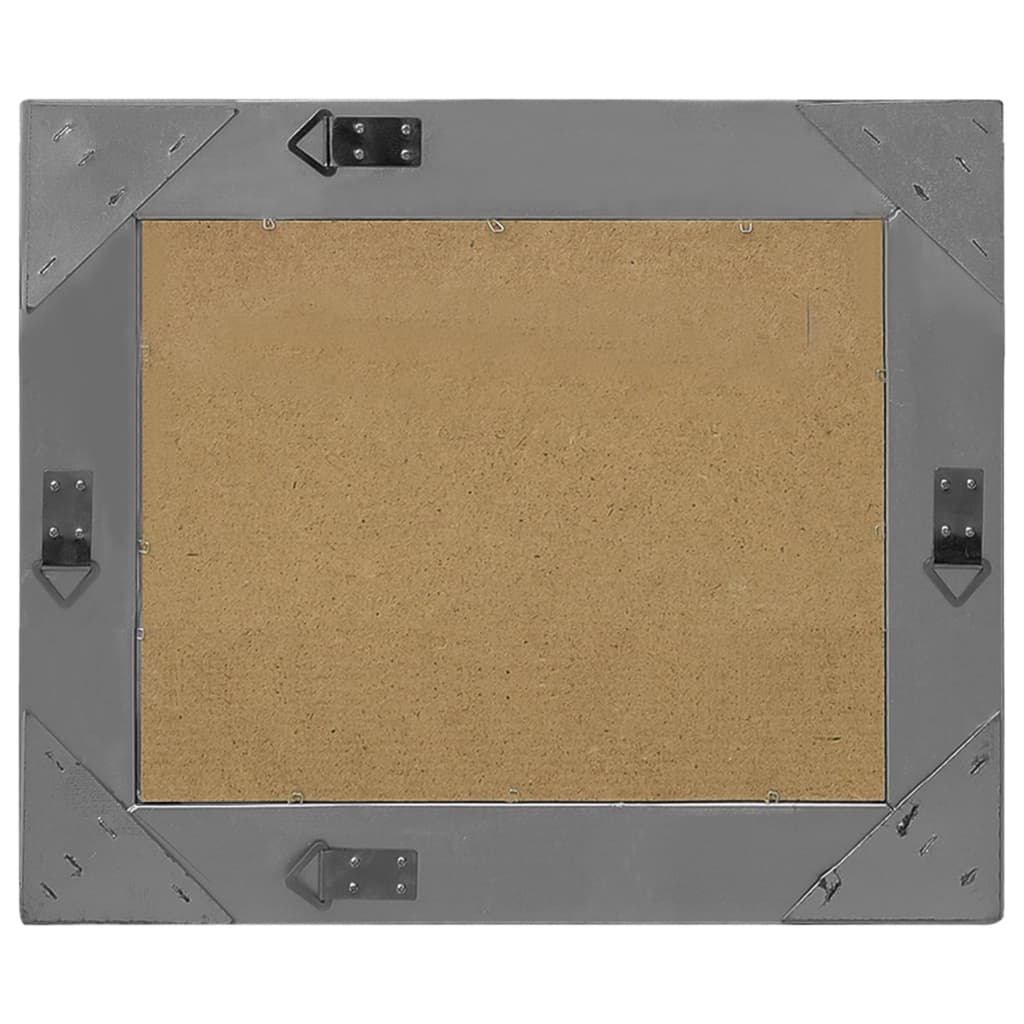 Baroque style wall mirror 50 x 40 cm black