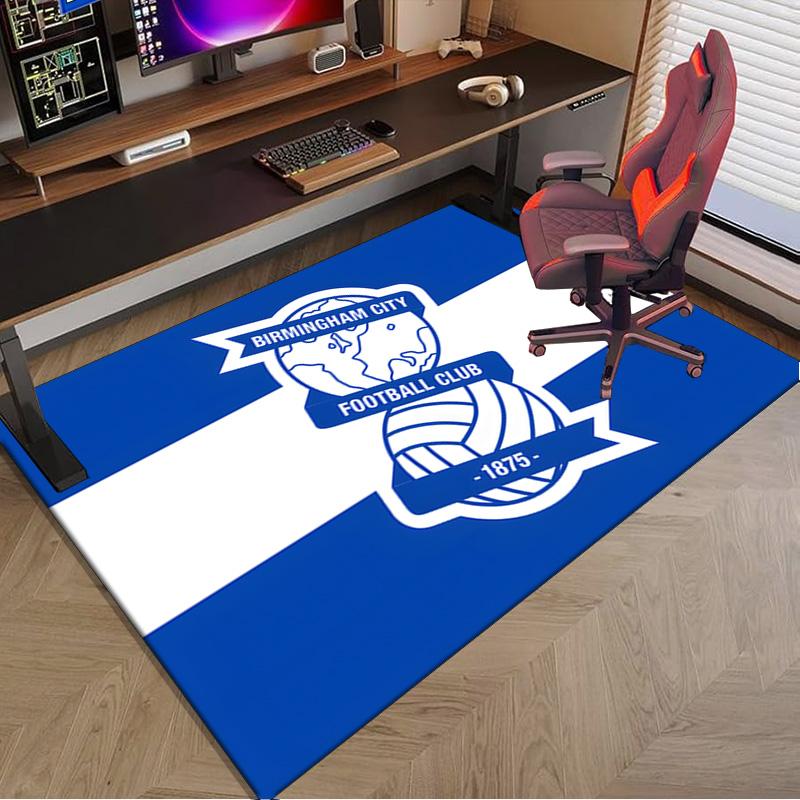Birming-ham Football Club Printed Area Rug for Office, Chair Rug, Decorative Carpet Floor Mat, Large Size Fan gifts Christmas gifts