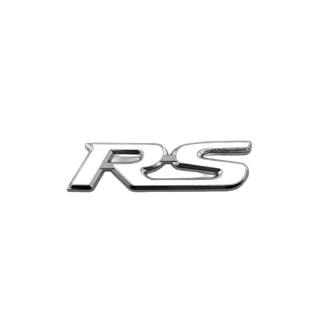 Металлическая наклейка-эмблема RS Sport для автомобиля