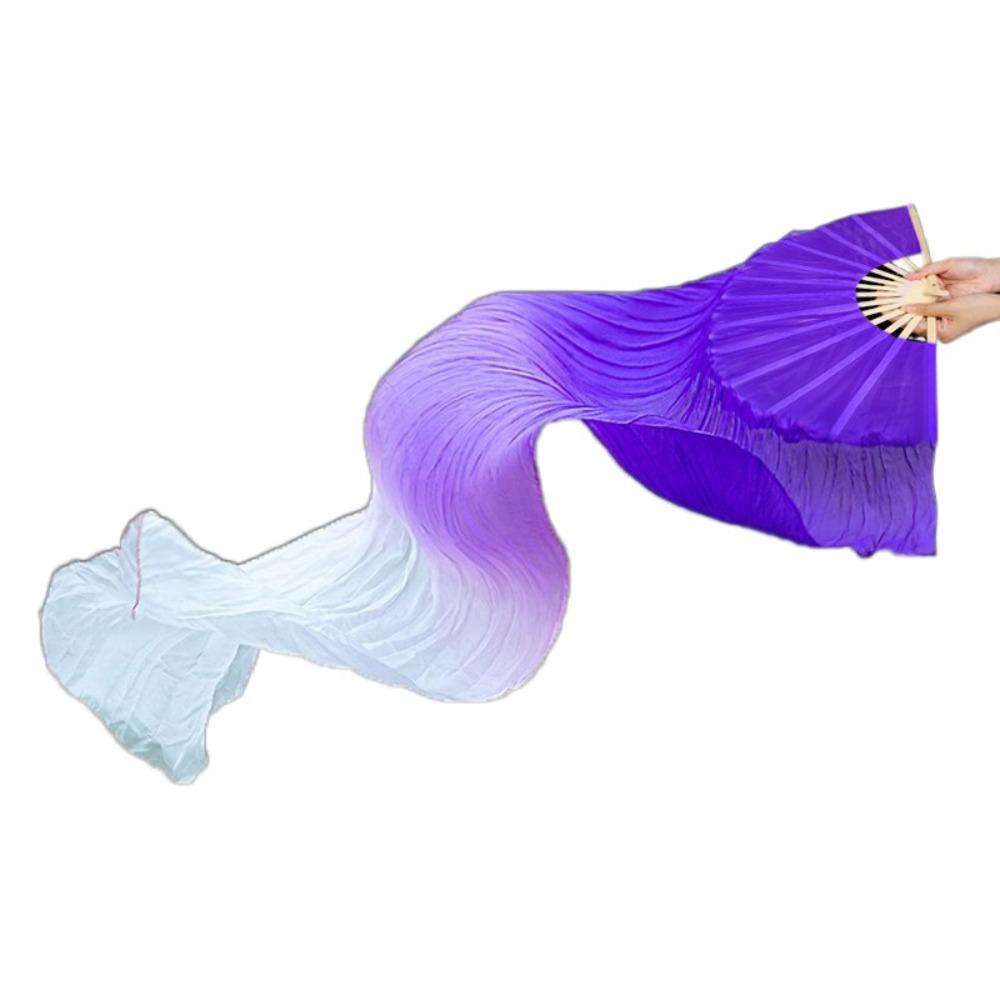 150см Веер для танца живота Имитация шелка Реквизит для танца Янко Реквизит для выступления Танцевальный длинный веер Сцена