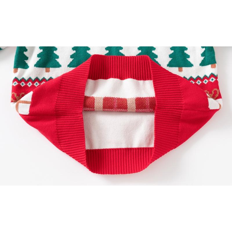 European and American Style Children's Clothing Boys Christmas Deer Jacquard Knitted Sweater Autumn New Baby Sweater