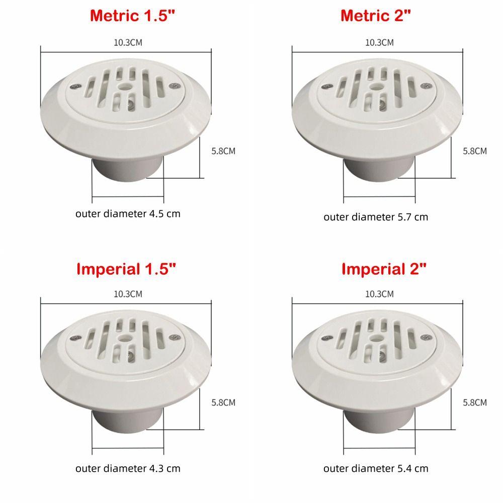 ABS Pool Water Outlet SP1424 Pool Inlet Fitting Portable Pool Cleaning Drainage
