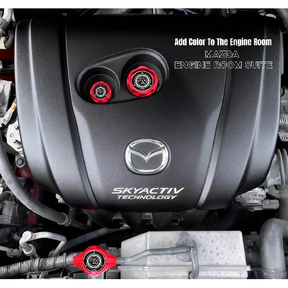 Aluminum Radiator Cap Cover for MAZDA 2,3,5,6 mazdaspeed CX-5 CX-7 MX-5 RX7 RX8 CX-30 FAMILIA PROTEGE MIATA car accessories