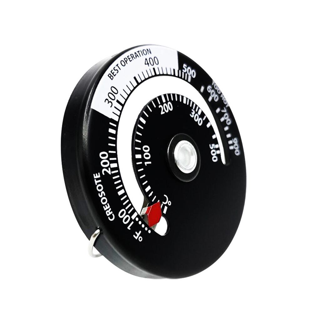 Горячий гермометр Магнитный дровяной обогреватель печи Термометр Камин Вентилятор Печь с зондом Бытовая чувствительность Инструмент для духовки барбекю