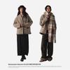 GREEN BELT Women's Retro Nomadic Style Wool Blend Short Coat