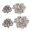 100 Pieces Rhinestone Rivets Studs Buttons for Dress Clothes Bracelet Bag Crafts 7/10mm