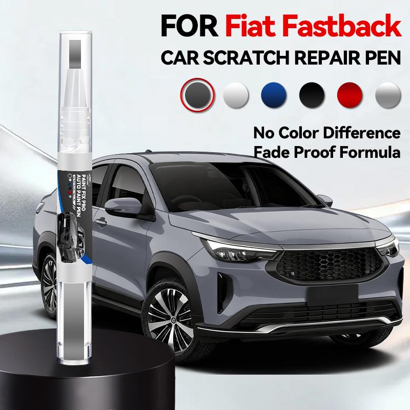 Car Paint Repair Pen For 2022-2025 FIAT Fastback Paint Scratch Repair Accessories White Blue Grey Amalfi Blue Volcano Black