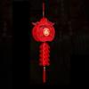 DIY Felt Red Lantern 3D Chinese Red Lantern Decorative FU Character Lantern  New Year