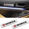 Aluminum Car Badge Sticker Auto Body Trunk Decoration Accessories for Honda CRV HRV Civic Accord Fit Jazz City Odyssey