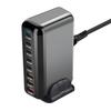 600 Вт GaN зарядный концентратор Multi Ports QC PD USB C быстрая зарядная станция адаптер совместим с iPhone 16/15/14 iPad MacBook ноутбук