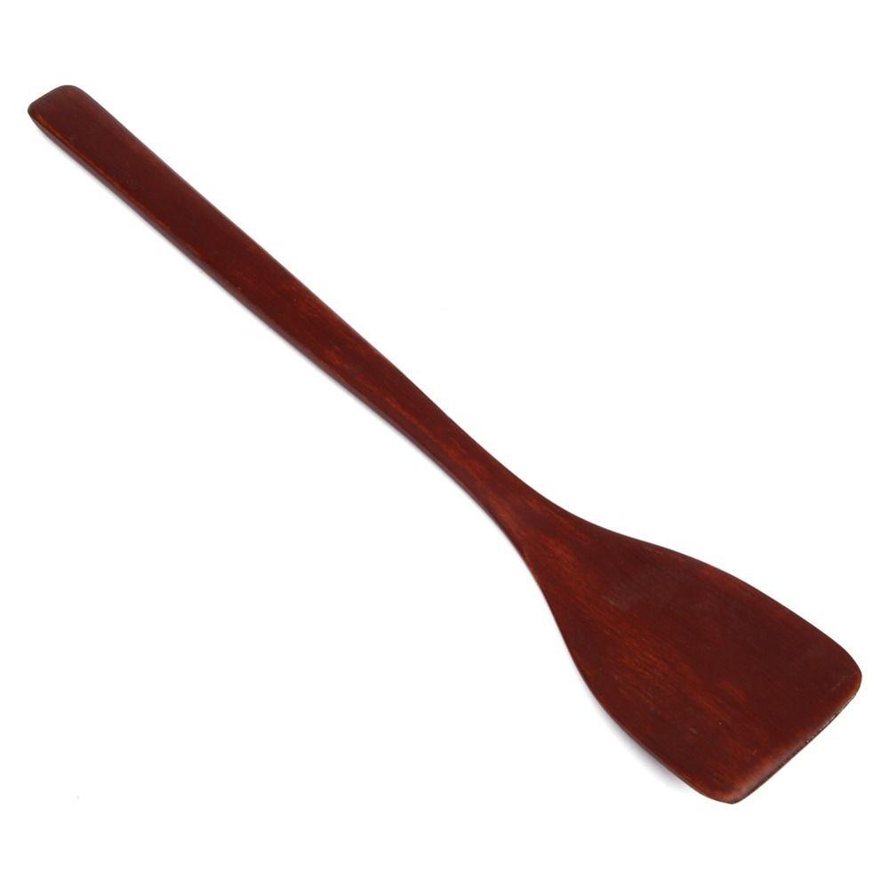 No Stick Wooden Turner High Heat Fried Shovel Wok Accessories Wooden Spatula Cooking