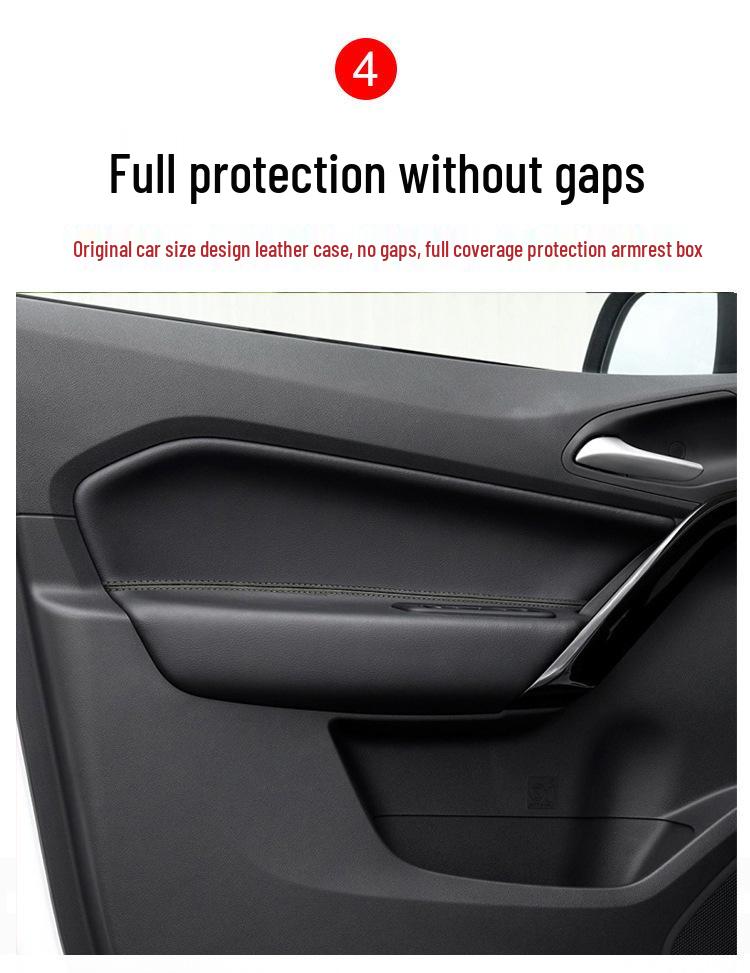 MG GS Door Panel Armrest Leather Cover - Interior Modification & Protection