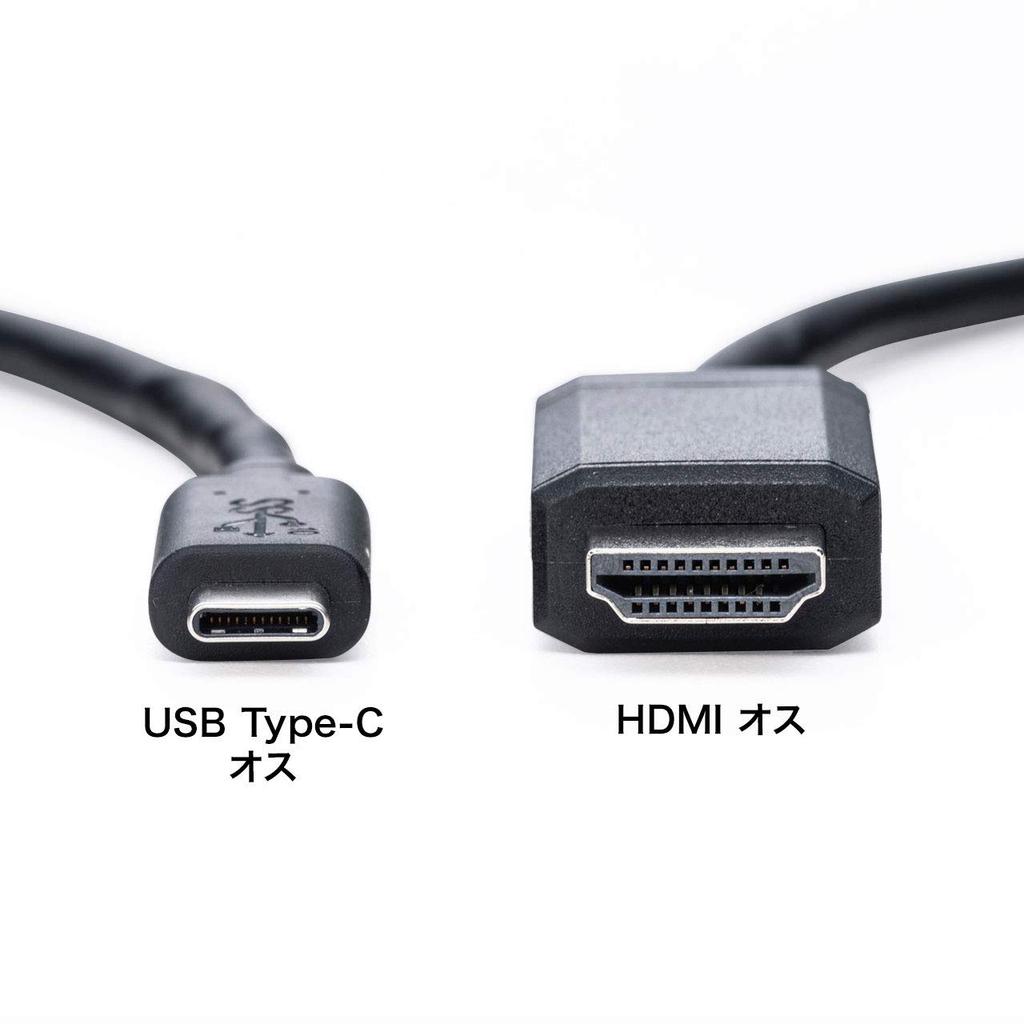 SANWA SUPPLY To HDMI Conversion Cable Male To HDMI Type-C (USB Type-C Male), 3m, Black, KC-ALCHD30