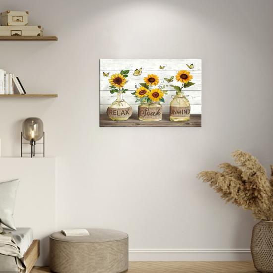 1 комплект декоративной живописи изысканный цветочный узор настенная живопись подвесная картина фермерский дом праздничный декор