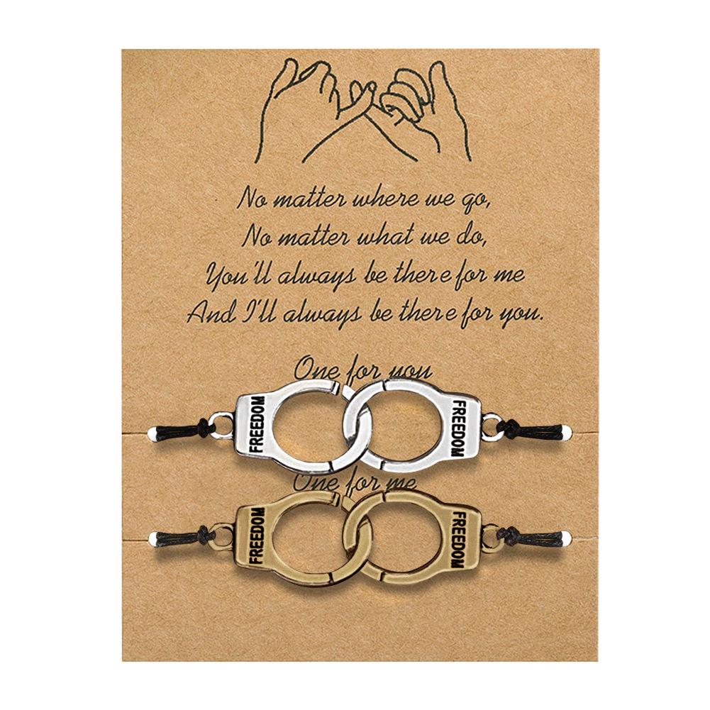 Fifty Shades Inspired Handcuff Bracelet - Fashionable Handmade Couple Bracelet for Women