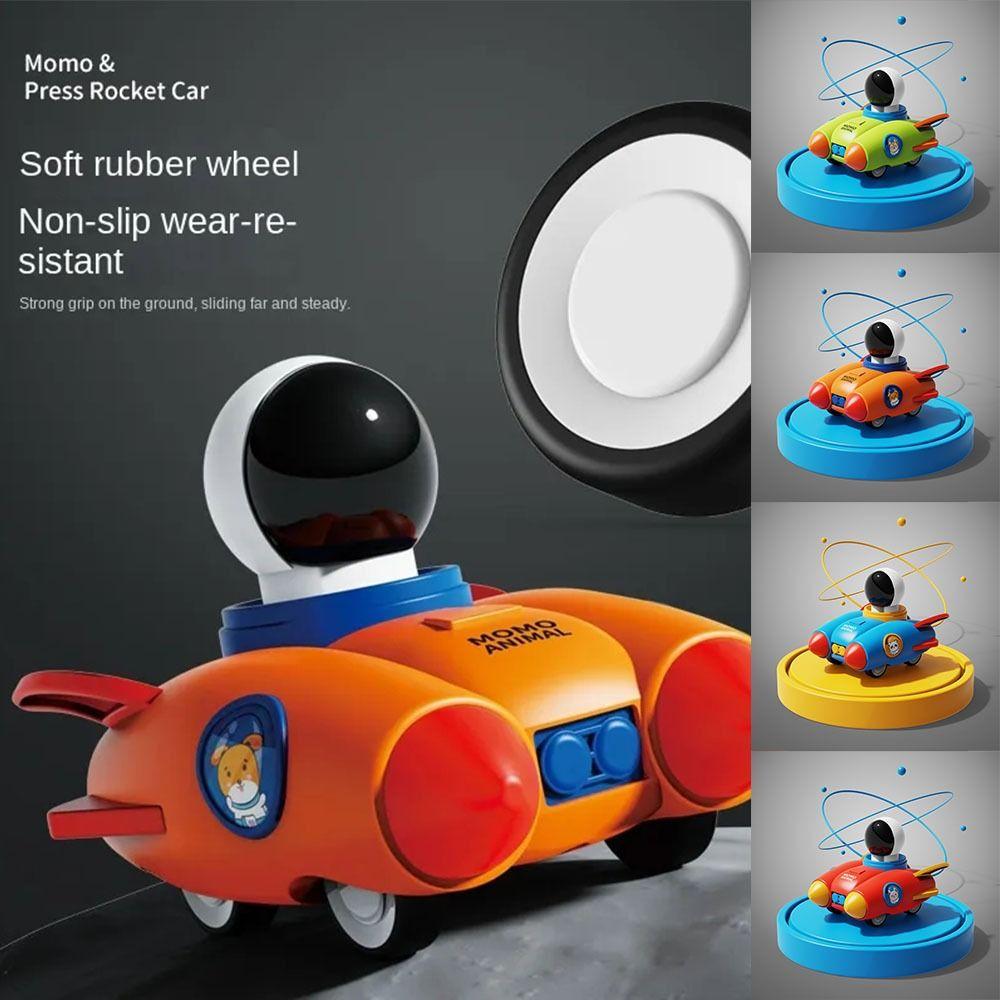 Astronaut Rocket Car Toys Wind-up Cars Press and Go Toy Cars Cute   Educational Toy