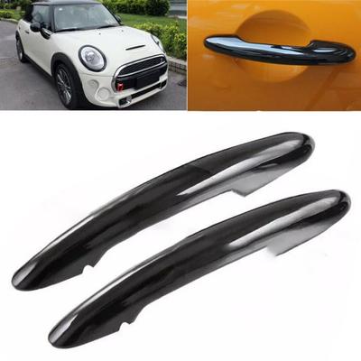 Комплект накладок на ручки глянцевого черного цвета для MINI For Coopers 2014 2023