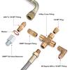 36 дюймов 1/8 NPT 4AN T3 T4 T3/T4 T04E T70 T66 T67 GT35 GT45 Турбо-линия подачи масла Линия возврата масла Линия слива масла Комплект