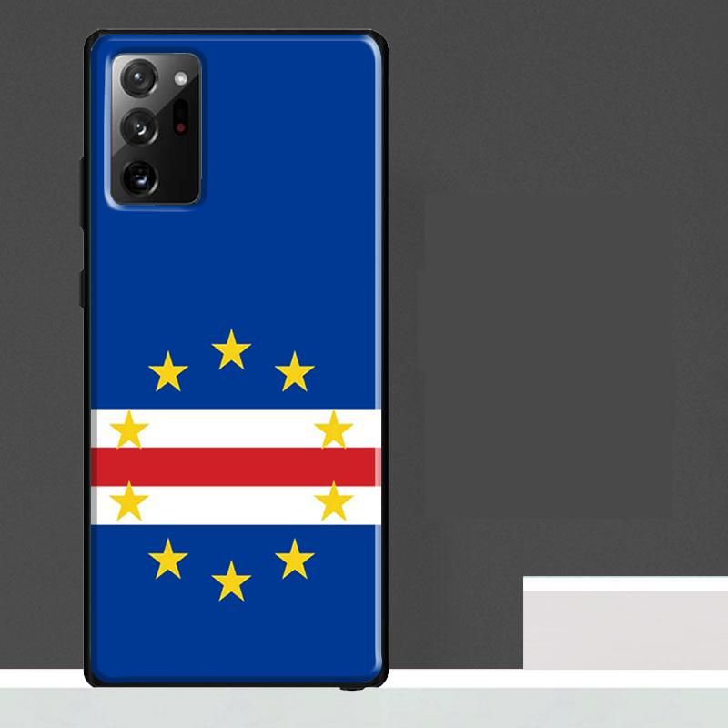 Cape Verde Flag Coat of Arms Case For Samsung Galaxy S24 Ultra S23 S22 S21 S25 Ultra S9 S10 S20 Plus S25 FE Phone Cover