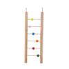 Деревянная лестница для птиц и попугаев, игрушка для скалолазания, подвесные качели для клетки для птиц, игрушки для домашних животных с бусинами