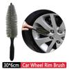 Tyre Tire Rim Scrub Cleaner Car Wheel Hub Cleaner Car Wheel Cleaning Brush Detailing Washing Brushes for Car Washing Maintenance