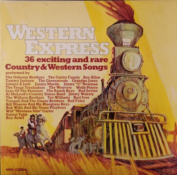 LP-пластинка РАЗНЫЕ ИСПОЛНИТЕЛИ - Western Express (36 Захватывающий И Ра COPS7361D12 MCA Коралл 1974 Германия Фолк Б/У