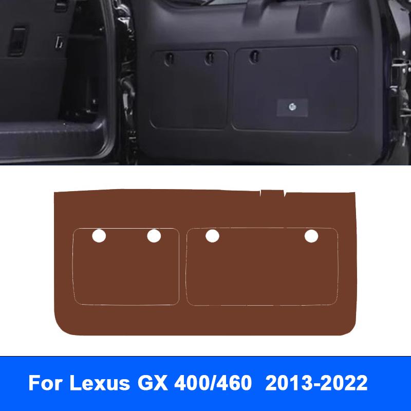 For Lexus GX GX400 GX460 GX550 GX550h 2013-2025 Boot Tailgate Kick Pad Leather Anti Kick Anti-dirty Trunk Door Mat Protection